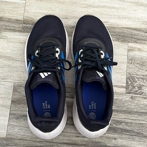 💙☁️ADIDAS CLOUD NINE MENS SZ 11 BLACK & BLUE WORN TWICE GREAT CONDITION!